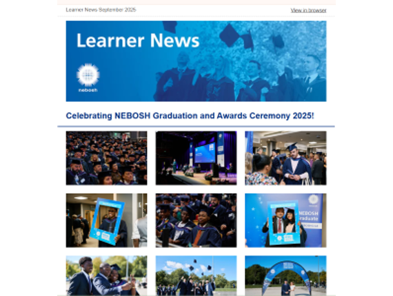 NEBOSH Learners Newsletter September 2025