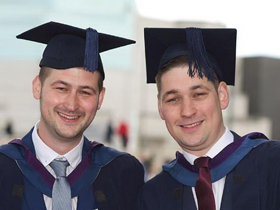 Double Diploma Joy for the Health and Safety Browns