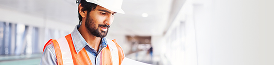 man in high visibility clothing