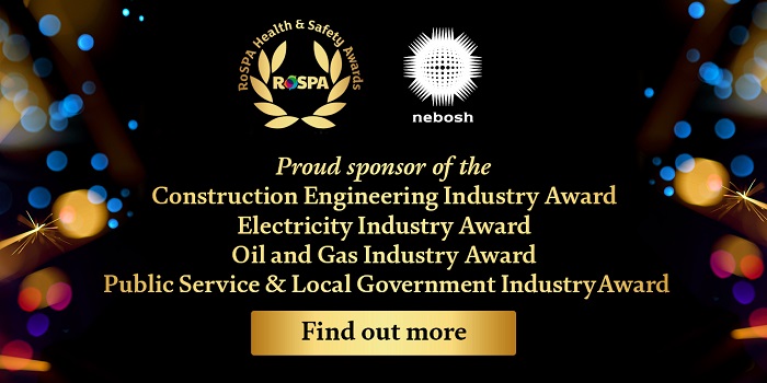 NEBOSH are proud sponsors of the RoSPA awards 2022