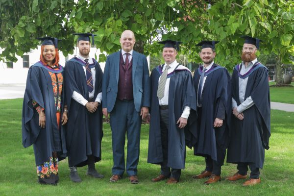 Best Candidate Award winners, with NEBOSH CEO Andy Shenstone