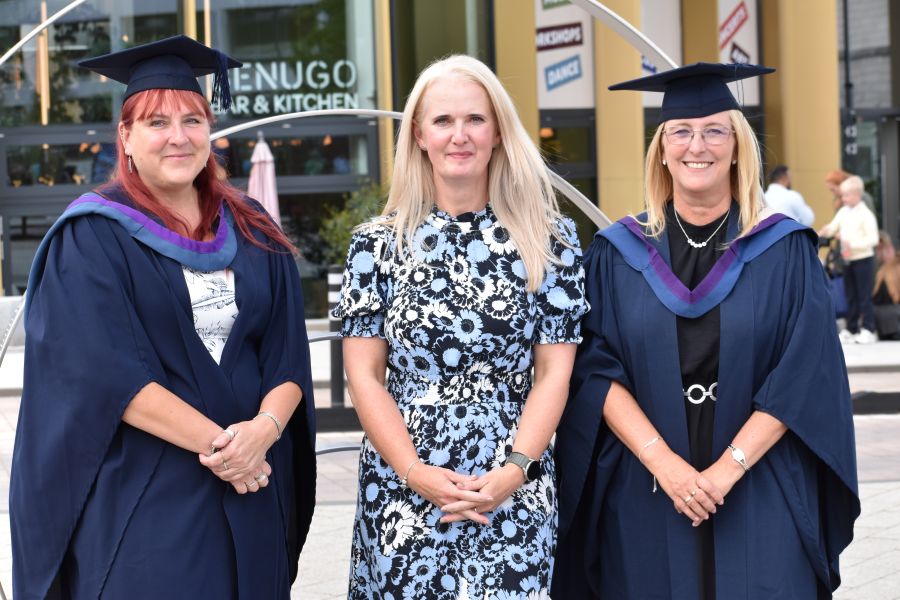 Scholarship recipients at Graduation