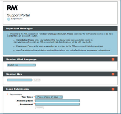 Preview of theRM support window
