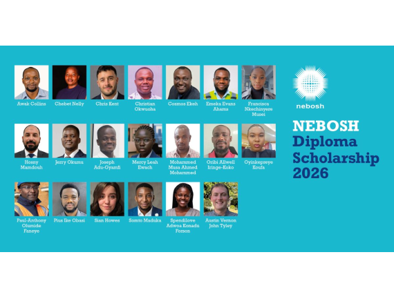 NEBOSH announces recipients of 2026 health and safety scholarship