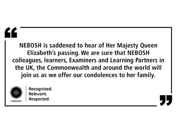 NEBOSH statement on Queen Elizabeth II