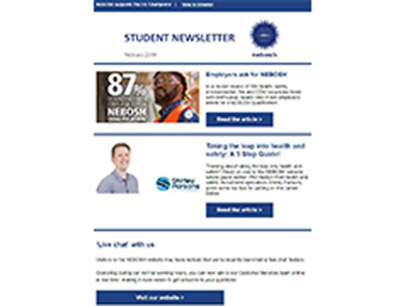 NEBOSH Student Newsletter February 2019