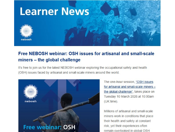 NEBOSH Learner Newsletter February 2026