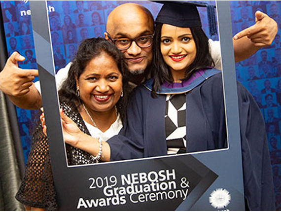NEBOSH Graduation postponed until 2022