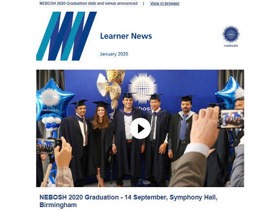 NEBOSH Learner Newsletter January 2020