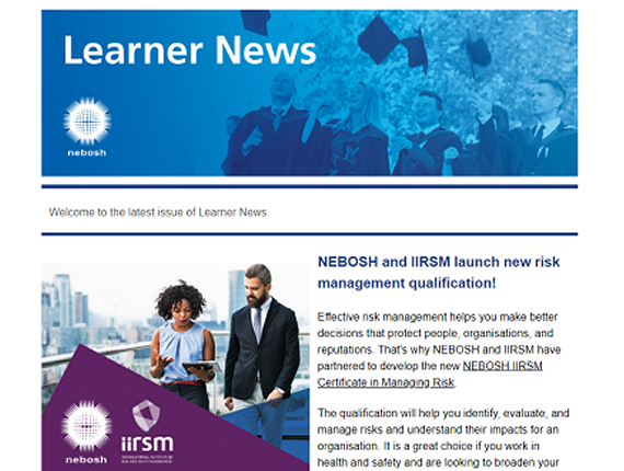 NEBOSH Learner Newsletter March 2022