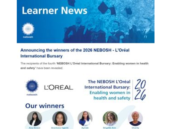 NEBOSH Learner Newsletter March 2026