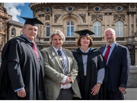 NEBOSH Masters students celebrate graduation