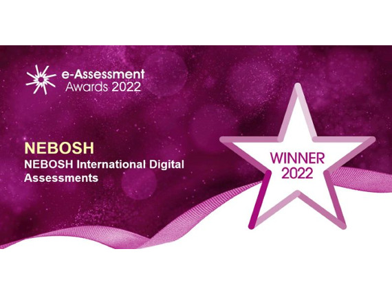 NEBOSH wins at e-Assessment Awards 2022