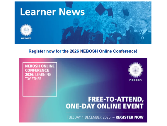 NEBOSH Learner Newsletter October 2026
