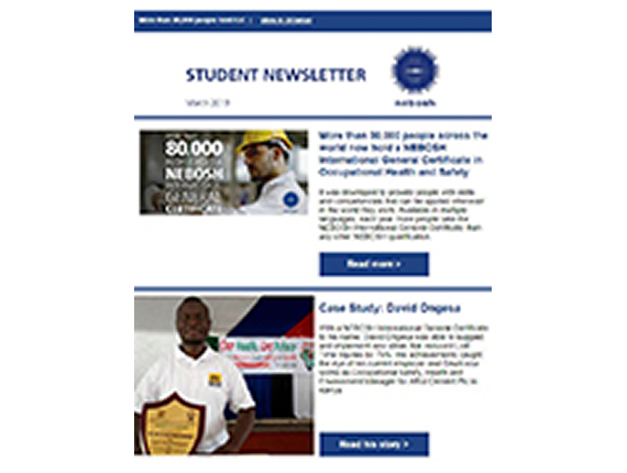 NEBOSH Student Newsletter March 2019