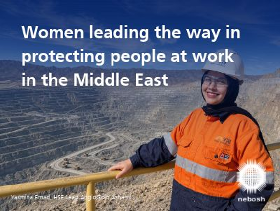 Women leading the way in protecting people at work in the Middle East