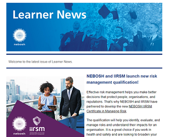 NEBOSH Learner Newsletter March 2022