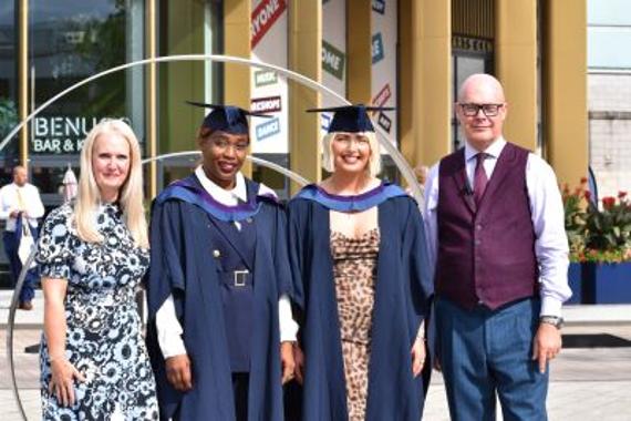 Five scholars celebrate NEBOSH Diploma success at Graduation