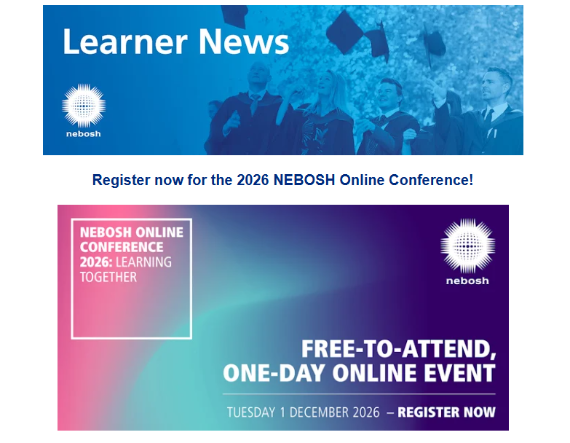 NEBOSH Learner Newsletter October 2026